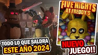 JUEGO DE INTO THE PIT  DLC de HELP WANTED 2  Todo lo que saldrá de FNAF en 2024 [upl. by Tonya]