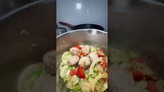 Chapon entier rascasse royale farci au beurre de palourde olives noire 👉 asmr cooking food [upl. by Odlavso]