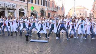 Frascati Scienza 2011 Flash mob per la Ricerca a Roma new [upl. by Novek]