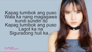 KAPAG TUMIBOK ANG PUSO Lyrics  Kristel Fulgar Cover [upl. by Reidar640]