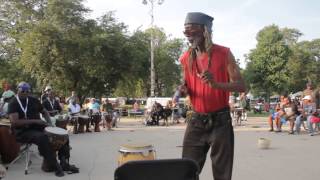 Drum Village at the 2015 African Festival of the Arts in Chicago AFAChi [upl. by Varden]