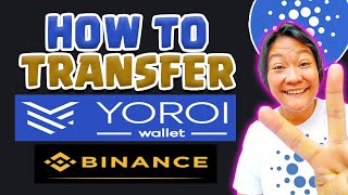 HOW TO TRANSFER YOUR ADA FROM YOROI WALLET TO BINANCE  KRYPTO INVESTORPH [upl. by Lelah]