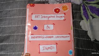 Art Integrated project on Lakshadweep and Andaman and Nicobar Islands made by harshita Sahay 💜 [upl. by Win]