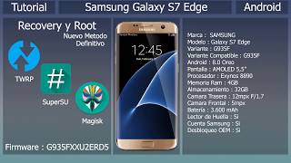 Recovery y Root  Android 80 Oreo  Samsung Galaxy S7 Edge G935F [upl. by Flanna571]