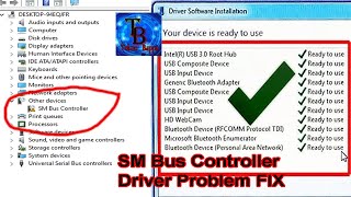 sm bus controller driver problem FIX in windows 781011  100WORK [upl. by Adnovay976]