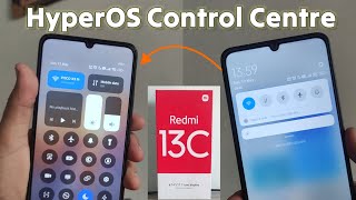 HyperOS control center for Redmi 13C Enable Now How to change new control center Redmi 13C [upl. by Reisinger]