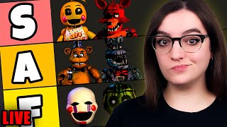 🔴LIVE CHAT RANKS FNAF CHARACTERS FNAF 3 4 amp SL [upl. by Madalena]