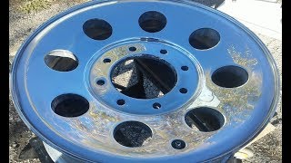 How To Sand And Polish Aluminum Rim To Mirror Finish [upl. by Akamaozu]