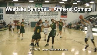 Westlake Demons vs Amherst Comets Mens Varsity Basketball [upl. by Dusty]