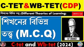 learning theory MCQ Child Development And PedagogyWbtet And Ctet [upl. by Steady321]