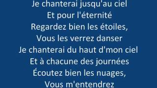 Kaïn  Jusquau ciel Lyrics [upl. by Zzahc]