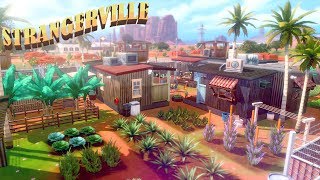 StrangerVille Sanctuary 🌵 🛸  Part 2  Speed Build  CC Free  Download Links [upl. by Somerville]