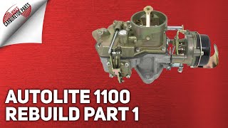 Autolite 1100 Carburetor Rebuild  Part 1 Teardown [upl. by Ecnerol]