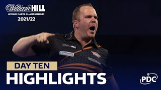 WHAT A COMEBACK  Day Ten Afternoon Highlights  202122 William Hill World Darts Championship [upl. by Alarise]