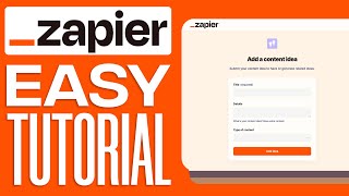 How To Use Zapier 2024 Tutorial For Beginners [upl. by Akyre]