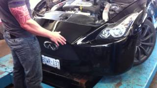 2008 Infiniti G37 Essence concept bumper install part 2 [upl. by Selway]