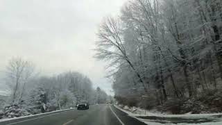 Winter Wonderland snow filled Drive from Sidney NY through Bainbridge to Masonville NY [upl. by Eerazed803]