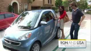 Ron and Lisa Beres Test Drive the Smart Car [upl. by Araet]