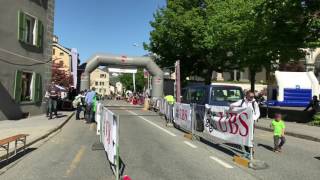 Zieleinlauf beim Stadtlauf in BrigGlis [upl. by Aryhs]