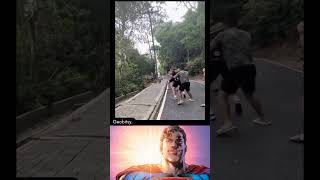 Real Avengers fights back to save earth starman superman youtubeshorts avengers ronaldo [upl. by Christmann]