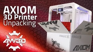 AXIOM 3D Printer Unpacking [upl. by Lirrehs976]