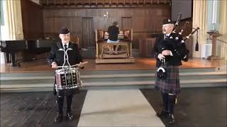 Highland Cathedral on Organ Bagpipes Snare Drum [upl. by Ruthanne]