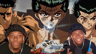 Yusuke defeats Toguro  Kuwabara Death  YU YU HAKUSHO EPIOSDE 63 amp 64 REACTION [upl. by Mian144]