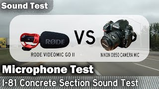 Microphone Concrete Road Sound Test Comparison  I81 I83 to Susquehanna River [upl. by Maitund477]