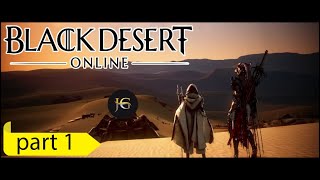 Black Desert game play part 1 [upl. by Etnemelc903]