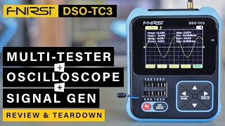 BRAND NEW 2023 FNIRSI DSOTC3 ⭐ 3 in 1 ⭐ Component Tester  Oscilloscope  Function Generator [upl. by Helfant294]