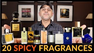 Top 20 SPICY Fragrances  My Favorite WARM SPICY Fragrances 🌶🌶🌶 [upl. by Aehc711]