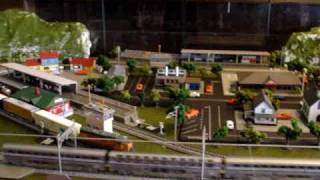 Kato TriR Railroad Layout Better Video Quality N Scale [upl. by Ille]