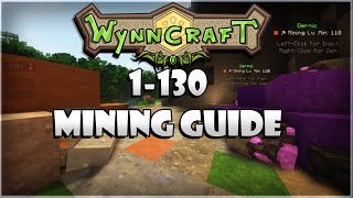 LVL 1130 MINING  Leveling Guide  Wynncraft 20 [upl. by Enilehcim]