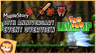 Event Overview  MapleStory 19th Anniversary [upl. by Russian]