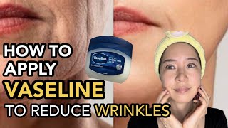 HOW TO use VASELINE on face  SLUGGING SKINCARE ROUTINE  Beauty hacks to reduce wrinkles [upl. by Ibrik]