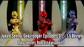 Juken Sentai Gekiranger Episodes 01  11 Review [upl. by Rofotsirk]