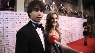 Alexander Rybak  Spellemann  red carpet  quotIm inlovequot [upl. by Tod761]