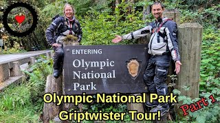 Olympic Peninsula WA  Dual Sport Ride Grip Twister Ride  Part 1 [upl. by Christianson]