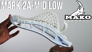 String King Mark 2A Lacrosse Head Stringing Tutorial [upl. by Esirehs]