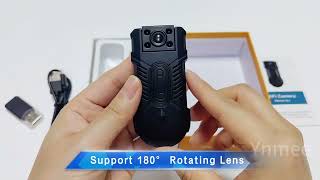 WD18 Body Worn Camera V380 Pro Wide Angle Video Recorder Motion Action Sport Outdoor Video Cameras [upl. by Aibara]