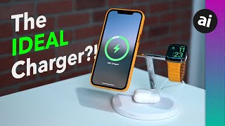 Belkins MagSafeEnabled 3in1 Boost Charge Pro Is the BEST iPhone Charger YET [upl. by Adnael147]