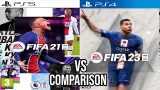 FIFA 21 PS5 Vs FIFA 23 PS4 [upl. by Araem]