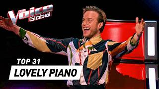 Beautiful PIANO Blind Auditions on The Voice [upl. by Bill]