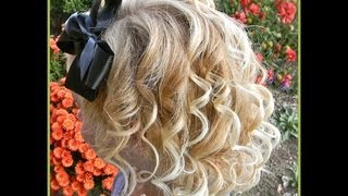 spiral curls with a curling iron [upl. by Darcey]