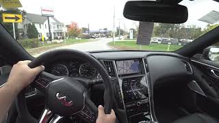 2022 INFINITI Q50 Sensory POV Review [upl. by Deenya]