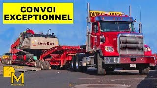 BEST OF EXCAVATORS LEAVING CONEXPO LAS VEGAS OVERSIZE LOAD TRUCKS 6 [upl. by Willie]