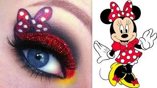 Disneys Minnie Mouse Makeup Tutorial [upl. by Aknayirp]