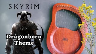 Dragonborn Skyrim Theme Dovahkiin Song  Lyre Harp Cover [upl. by Uaerraj]