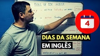 Dias da Semana em Inglês  Aprenda em 2 minutos [upl. by Asiak951]