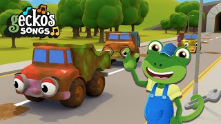 Geckos Top Ten Songs  Nursery Rhymes amp Kids Songs  Geckos Garage  Truck Song For Kids [upl. by Niriam]